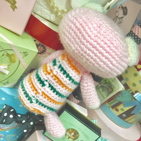 画像3: 【VINTAGE】・あみぐるみ　くまちゃん (3)