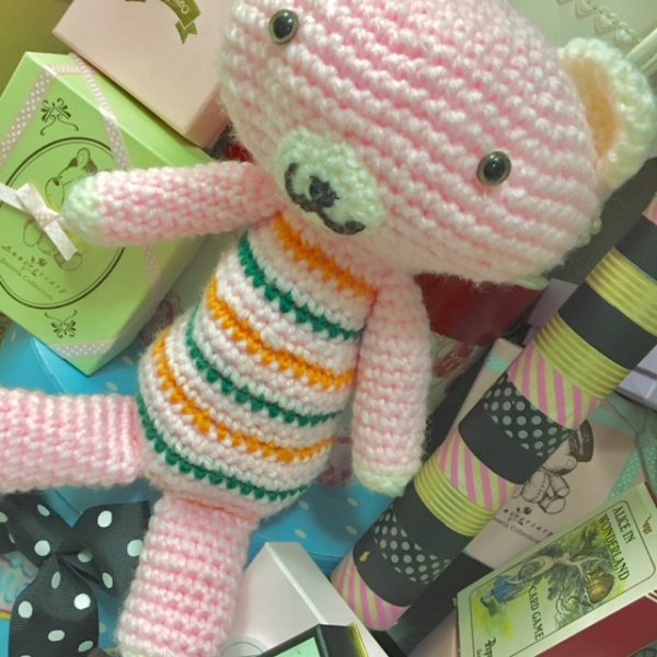 画像4: 【VINTAGE】・あみぐるみ　くまちゃん (4)