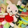 画像1: 【VINTAGE】・あみぐるみ　うさちゃん (1)