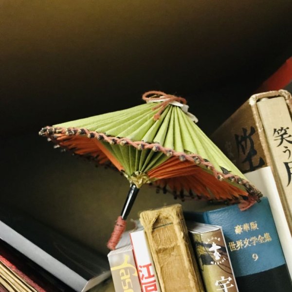 画像4: 【VINTAGE】・ミニチュア和傘　2個SET (4)