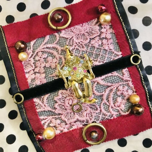 画像6: 【夜の街燈 Street Lamp at Night】・ピエロの額縁ブローチ (6)