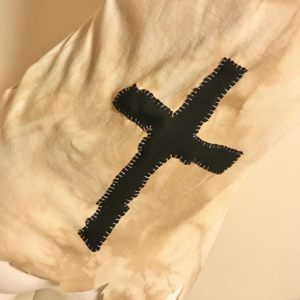 画像10: 【夜の街燈 Street Lamp at Night】・「Street Lamp at Night」　十字架退廃リメイクTシャツ　 (10)