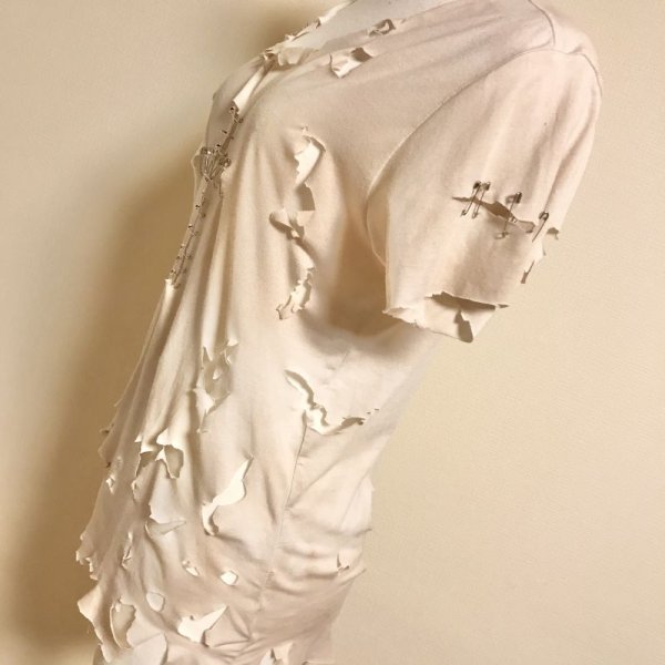 画像6: 【夜の街燈 Street Lamp at Night】・十字架退廃リメイクTシャツ　ver.2 (6)