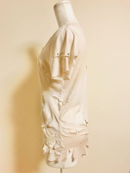 画像4: 【夜の街燈 Street Lamp at Night】・十字架退廃リメイクTシャツ　ver.2 (4)