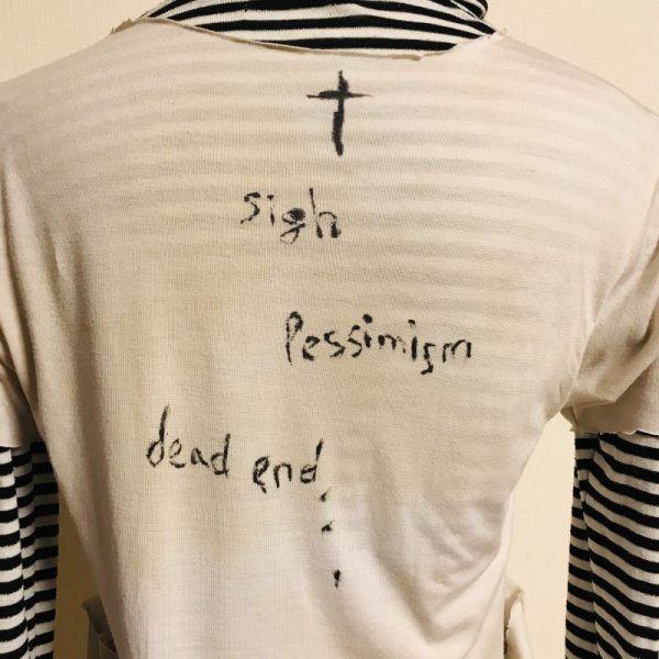 画像15: 【夜の街燈 Street Lamp at Night】・十字架退廃リメイクTシャツ　ver.2 (15)