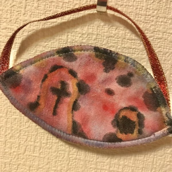 画像5: 【夜の街燈 Street Lamp at Night】・原画オーナメント　十字架のお墓 (5)