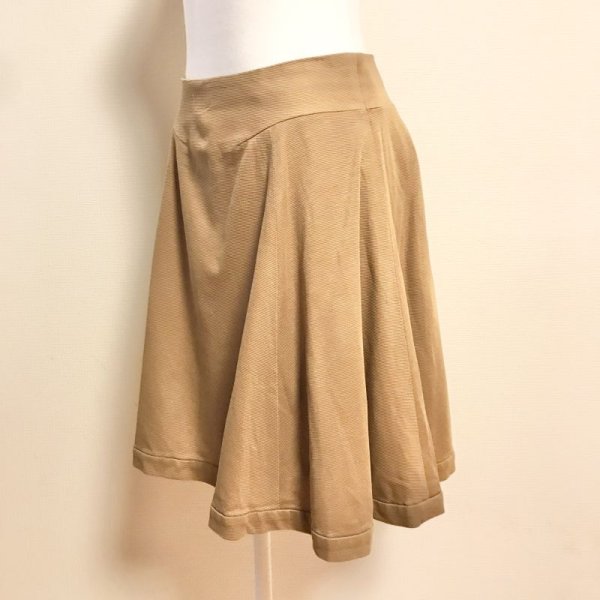 画像4: 【USED】・フレアスカート　キャメル (4)