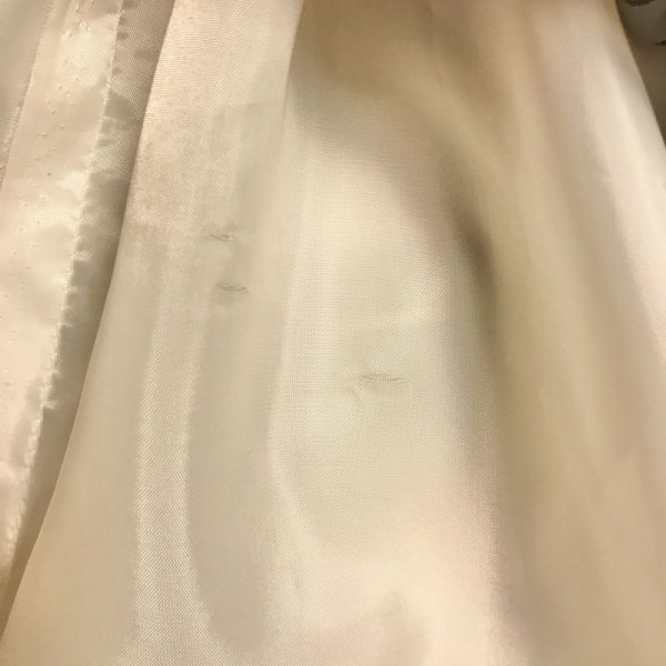 画像14: 【VINTAGE】・チェックエプロン風SK　サックス (14)