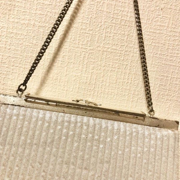 画像5: 【VINTAGE】・チェーンミニバッグ　シルバー (5)