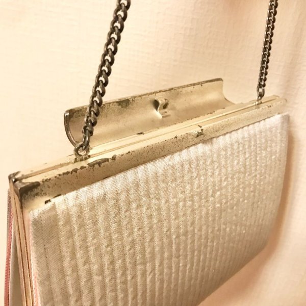 画像6: 【VINTAGE】・チェーンミニバッグ　シルバー (6)