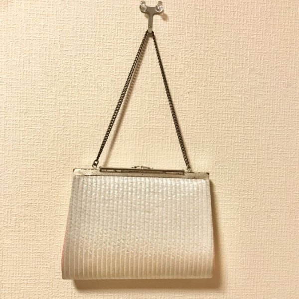 画像8: 【VINTAGE】・チェーンミニバッグ　シルバー (8)