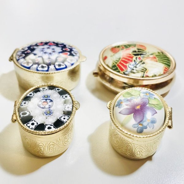 画像4: 【VINTAGE】・薬入れ　4個SET (4)