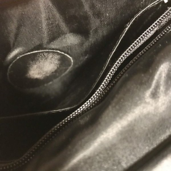 画像6: 【VINTAGE】・グリッターショルダーバッグ　ブラック×ゴールド (6)