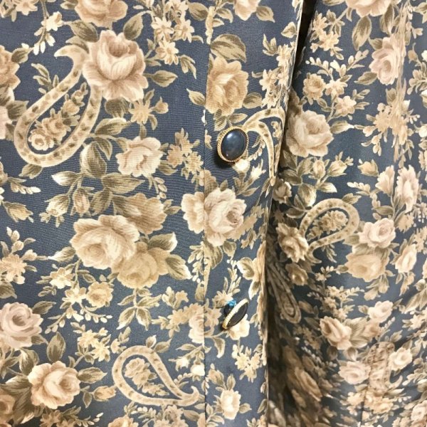 画像10: 【VINTAGE】・フラワーペイズリーワンピース (10)