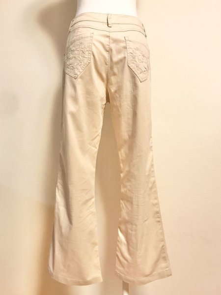 画像4: 【VINTAGE】・刺繍ポケットフレアパンツ (4)