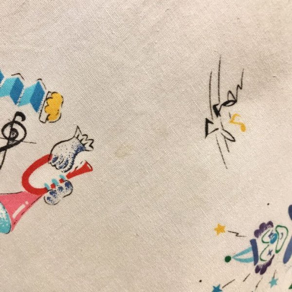 画像9: 【VINTAGE】・ピエロ柄スカート (9)