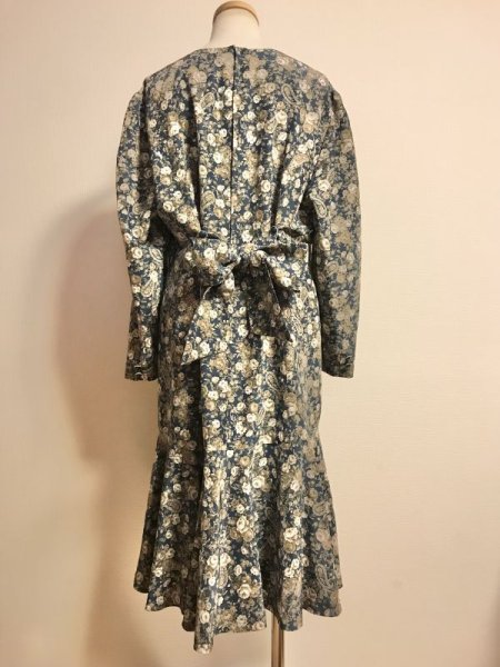 画像3: 【VINTAGE】・フラワーペイズリーワンピース (3)