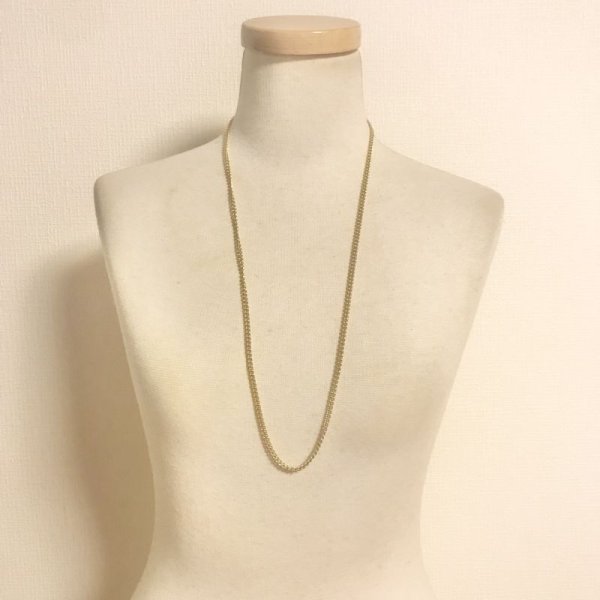 画像6: 【VINTAGE】・楕円渦巻き＆チェーンネックレス　2個SET　ゴールド (6)