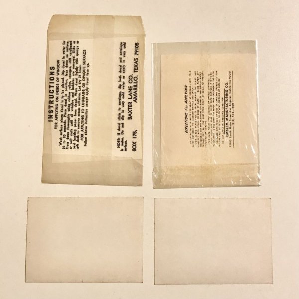 画像2: 【VINTAGE】・輸入品ミニカード　4枚SET (2)