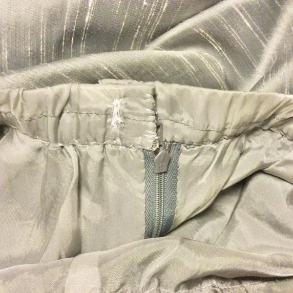 画像9: 【VINTAGE】・カットワーク刺繍レーススカート　シルバー (9)