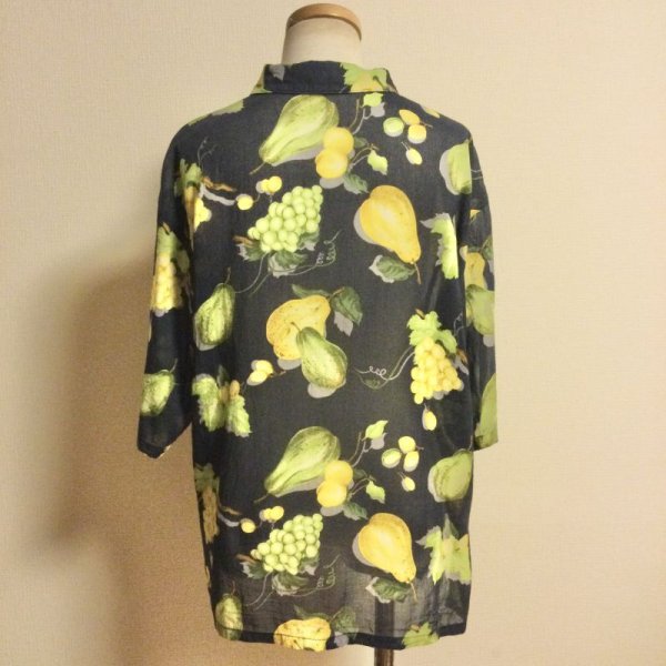 画像3: 【VINTAGE】・フルーツ柄シャツ (3)
