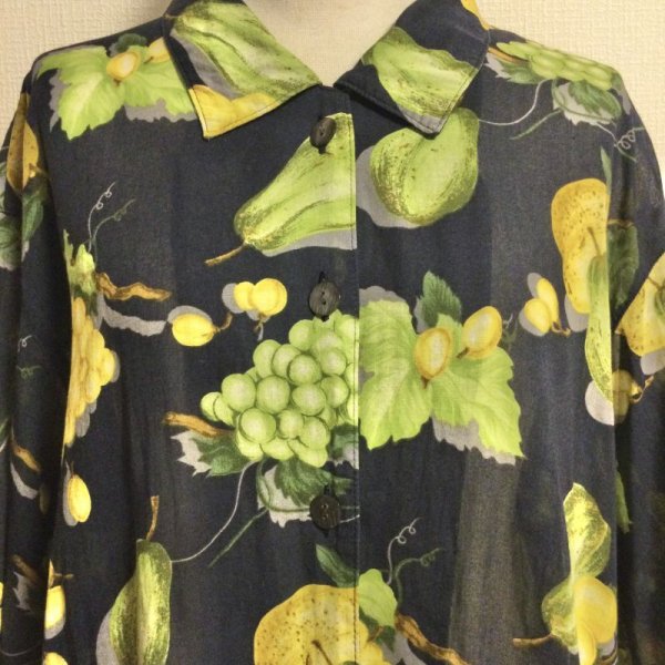 画像4: 【VINTAGE】・フルーツ柄シャツ (4)