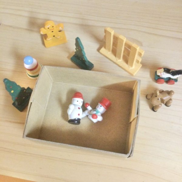 画像7: 【USED】・Merry Christmas 木製ミニチュア (7)