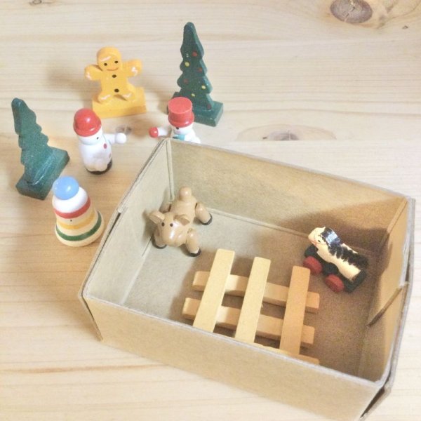 画像6: 【USED】・Merry Christmas 木製ミニチュア (6)