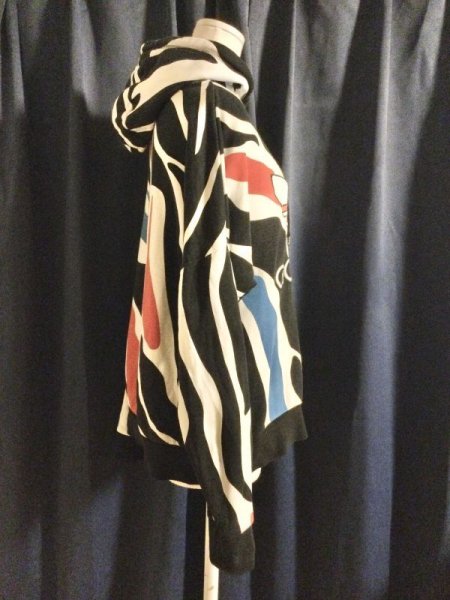 画像2: ※SALE※【USED】・adidas ゼブラプリントフーディー　AO2890 (2)