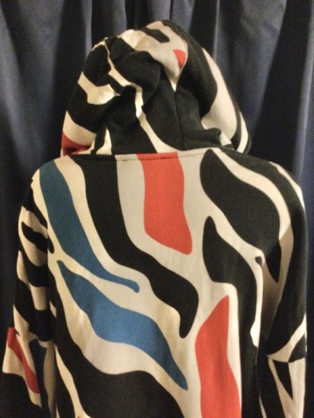 画像8: ※SALE※【USED】・adidas ゼブラプリントフーディー　AO2890 (8)