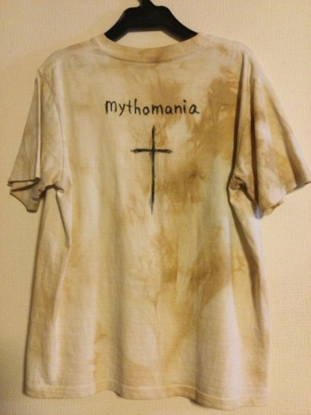 画像4: 【夜の街燈 Street Lamp at Night】・退廃十字架リメイクTシャツ　mythomania (4)