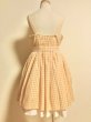 画像3: LIEF/Vintage Gingham Picnic JSK Yellow (3)