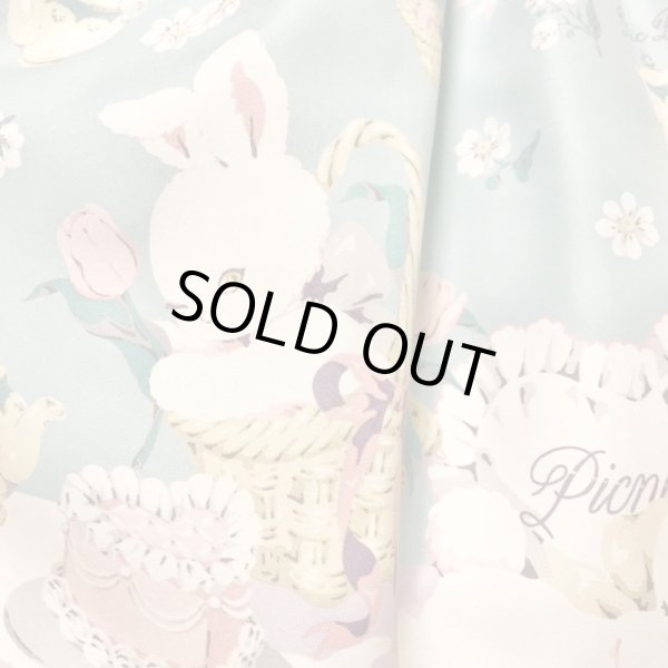 画像6: Angelic Pretty/うさぎのPicnic partyワンピース＋カチューシャ　サックス　SET (6)