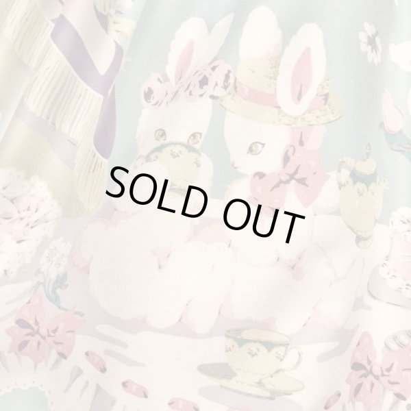 画像5: Angelic Pretty/うさぎのPicnic partyワンピース＋カチューシャ　サックス　SET (5)