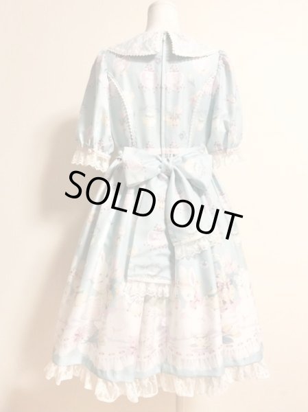 画像3: Angelic Pretty/うさぎのPicnic partyワンピース＋カチューシャ　サックス　SET (3)