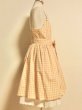 画像2: LIEF/Vintage Gingham Picnic JSK Yellow (2)