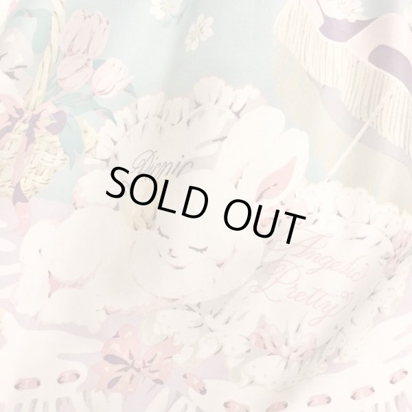 画像7: Angelic Pretty/うさぎのPicnic partyワンピース＋カチューシャ　サックス　SET (7)