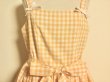 画像5: LIEF/Vintage Gingham Picnic JSK Yellow (5)