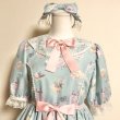 画像4: Angelic Pretty/うさぎのPicnic partyワンピース＋カチューシャ　サックス　SET (4)