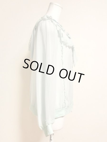 画像2: Angelic Pretty/リボンシフォンパーカ　ミント (2)