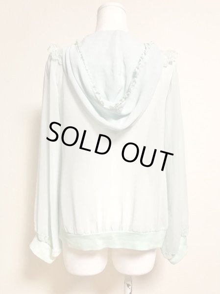 画像3: Angelic Pretty/リボンシフォンパーカ　ミント (3)