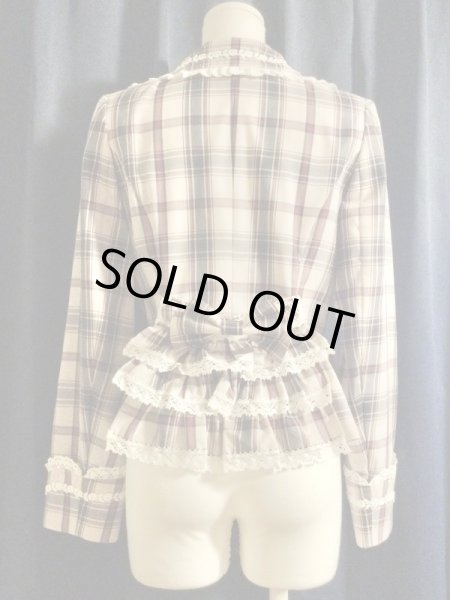 画像3: BABY,THE STARS SHINE BRIGHT/タータンチェックジャケット　ピンク (3)