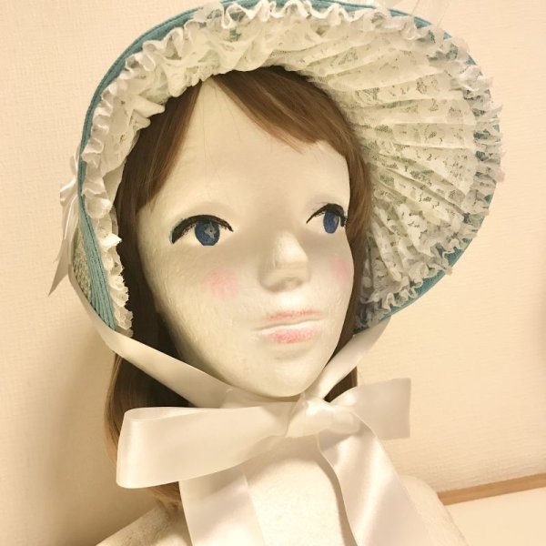 画像6: 【USED】・シュエット/麦わらボンネット ＋ Anges et demons/コサージュブローチクリップ SET (6)