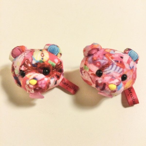 画像4: 【USED】・6%DokiDoki/Time After Time Capsule -Bear- #Desireマスコットクリップ＆ブローチ　2個SET (4)