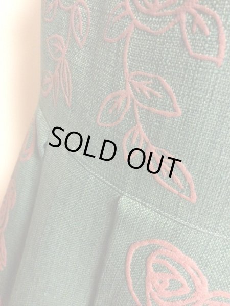 画像5: ※値下げ※Leur Getter/ローズプリントキャミOP　グリーン【6800円→5000円】 (5)