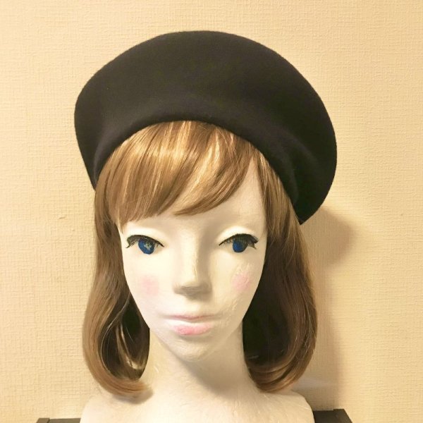 画像2: 【USED】・ALICE and the PIRATES/A/Pクラウンプリントベレー　紺 (2)