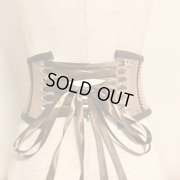 画像4: ◼️再値下げ◼️DESIGN BUCKER/ミニコルセット　ブラウン【5000円→2000円】 (4)