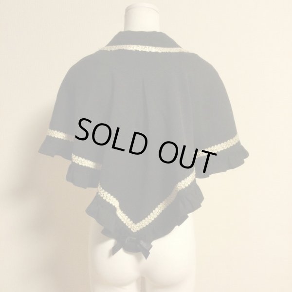 画像4: ALICE and the PIRATES/魔界の黒猫ちゃんケープ　黒 (4)