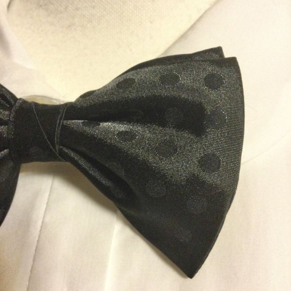 画像6: 【USED】・MILK/Ribbon tie ロゴブラウス　白 (6)