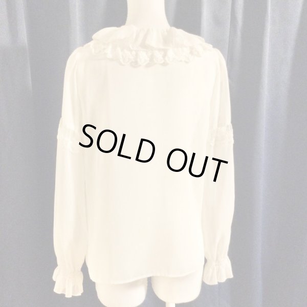 画像8: Leur Getter/ドビーシフォンブラウス　アイボリー (8)